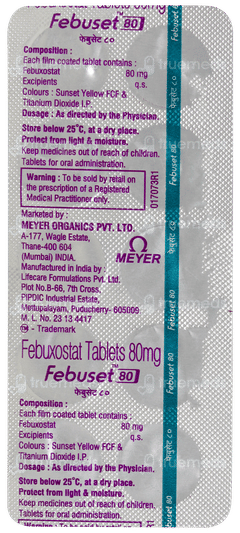 Febuset 80 Tablet 10 Febuset 80 Tablet 10